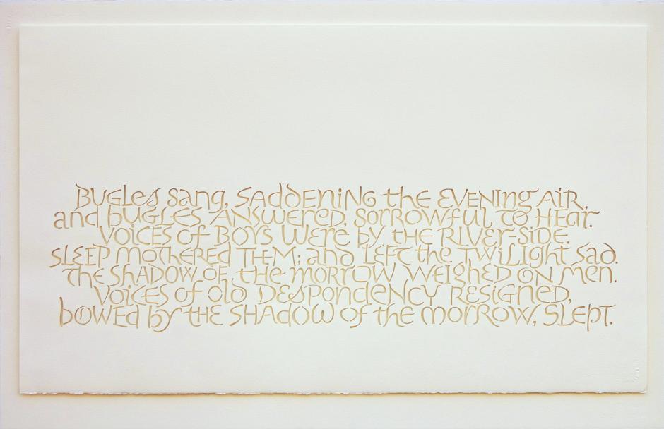 The Shadow of the Morrow, the complete poem 'Voices' by Wilfred Owen